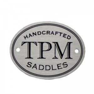 Yongfu Hardware Custom messing blanknavneplade syre ætsede kobbernavn plade